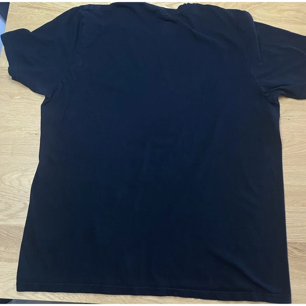 Polo Ralph Lauren Men Short Sleeve‎ Crew Neck Black T-Shirt Sz 1XL Red Logo - Picture 7 of 9